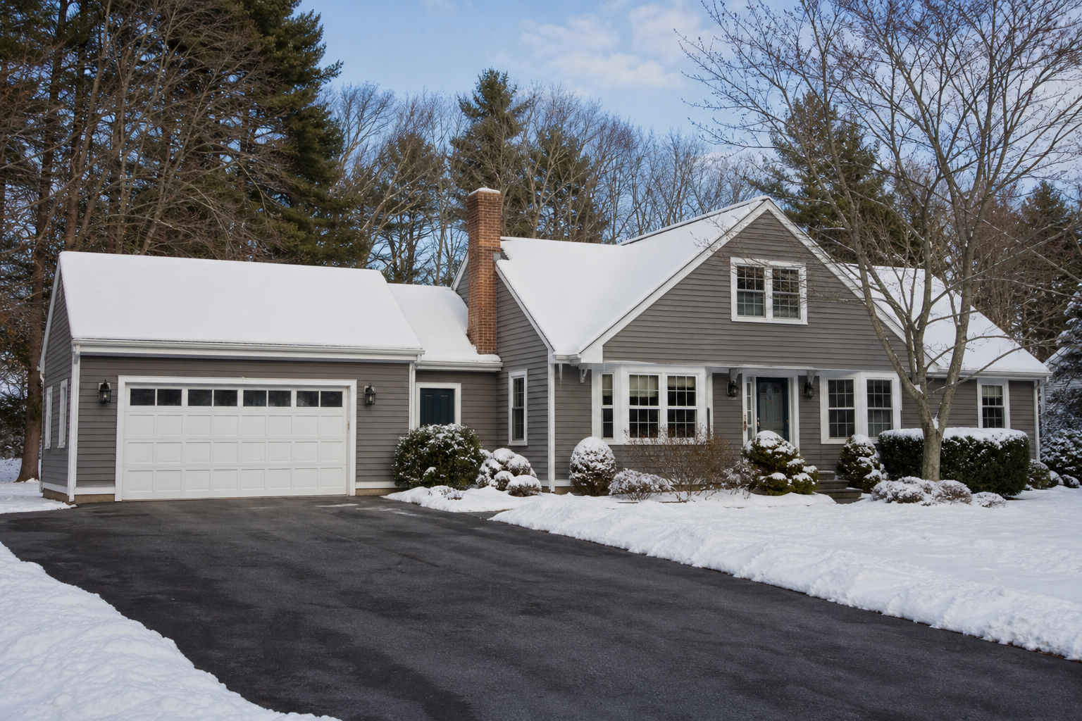 Suburban Carlisle home with an attached garage and visible exterior garage door
